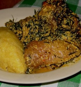 Nigerian Okazi/afang Egusi soup - ALL VEGETABLE SOUP RECIPES